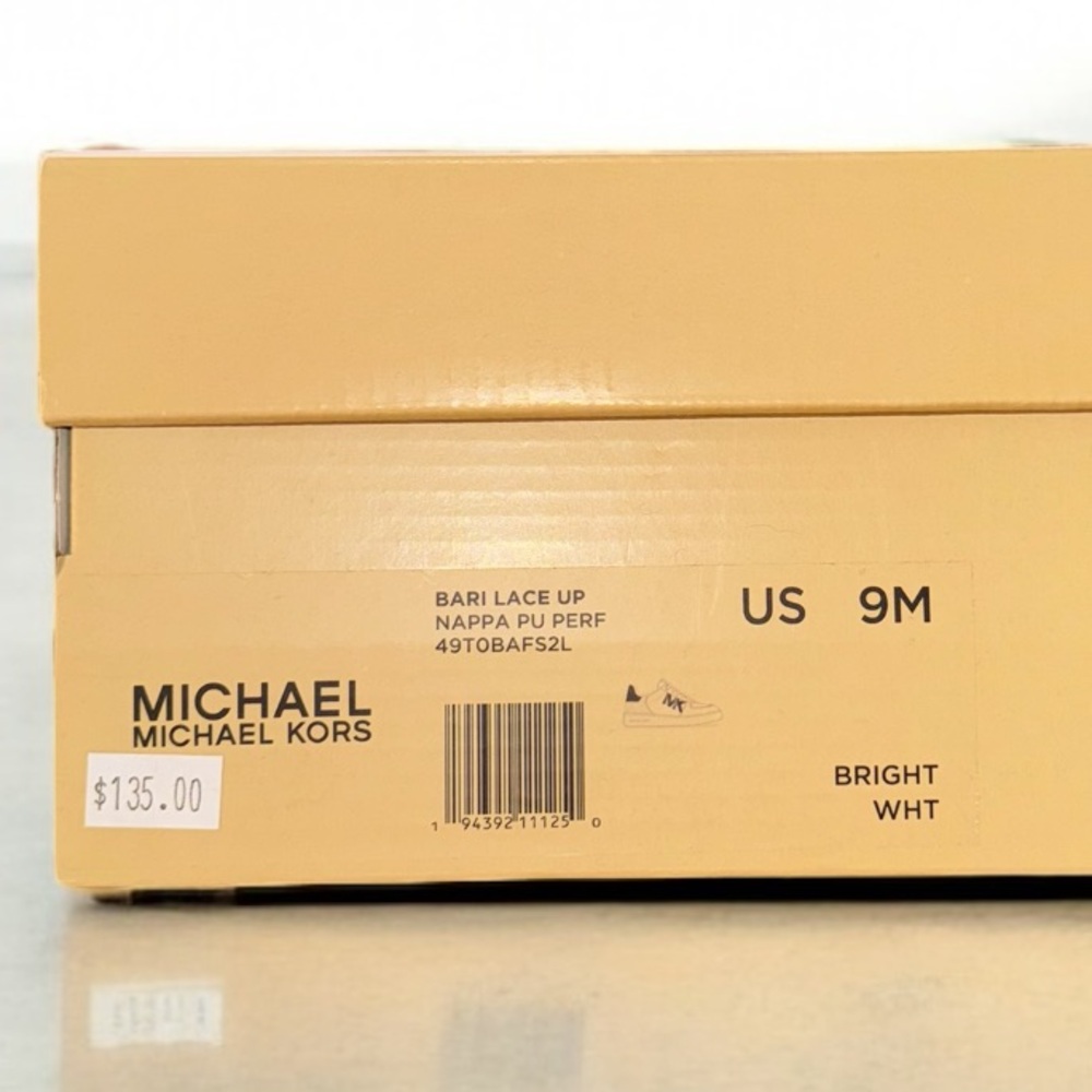 Michael Kors White and Black Women’s Sneakers - Picture 5 of 5